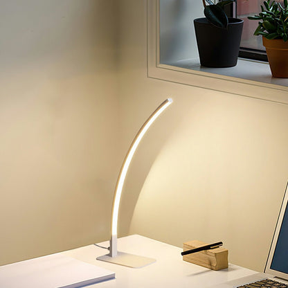 Table Light | Curved Arc LED Design
