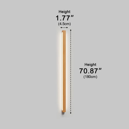 Wall Light | Wooden Linear Strip Design