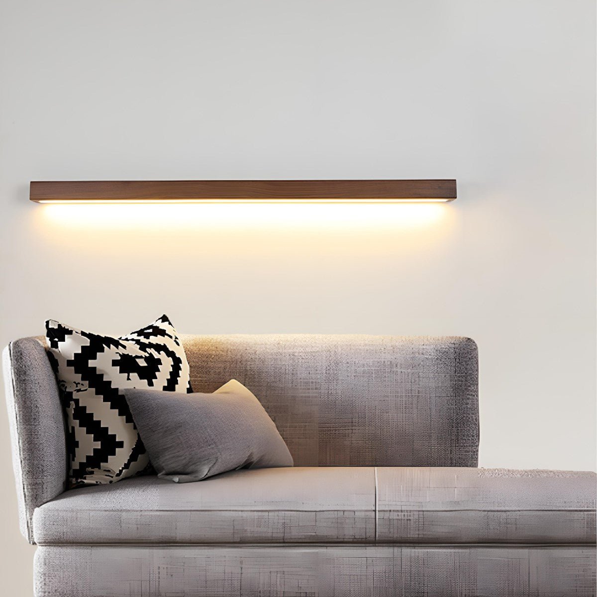 Wall Light | Wooden Linear Strip Design