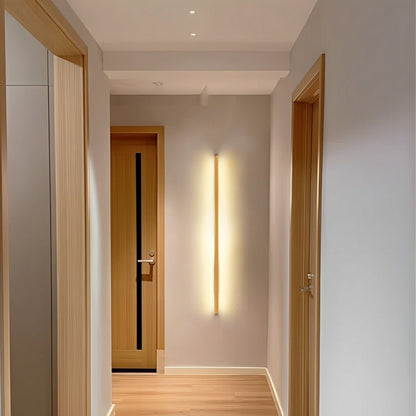 Wall Light | Wooden Linear Strip Design