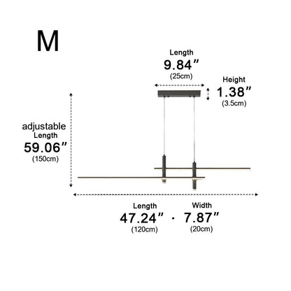Pendant Light | Linear Bar LED Design