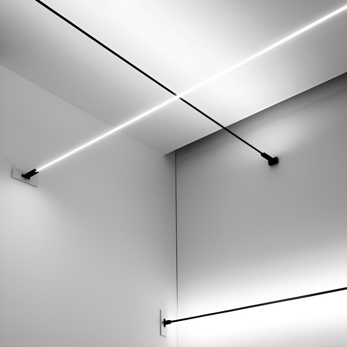 Linear Light | Diagonal Ceiling Line Design