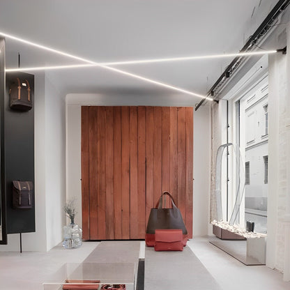 Linear Light | Diagonal Ceiling Line Design