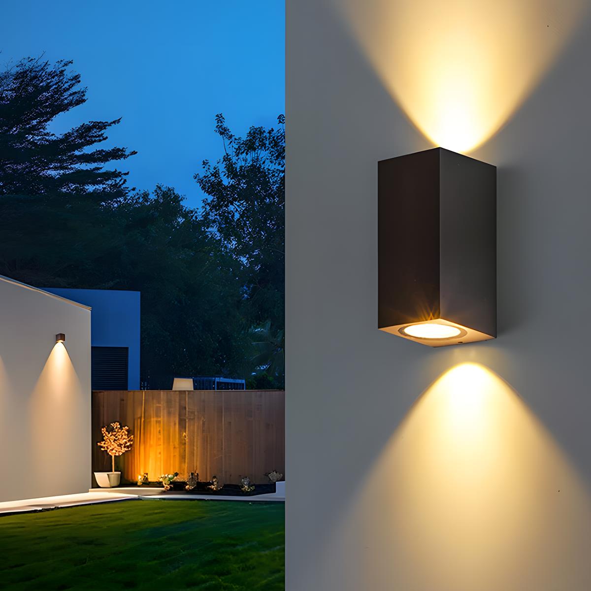 Wall Light | Square Cube Up Down Design
