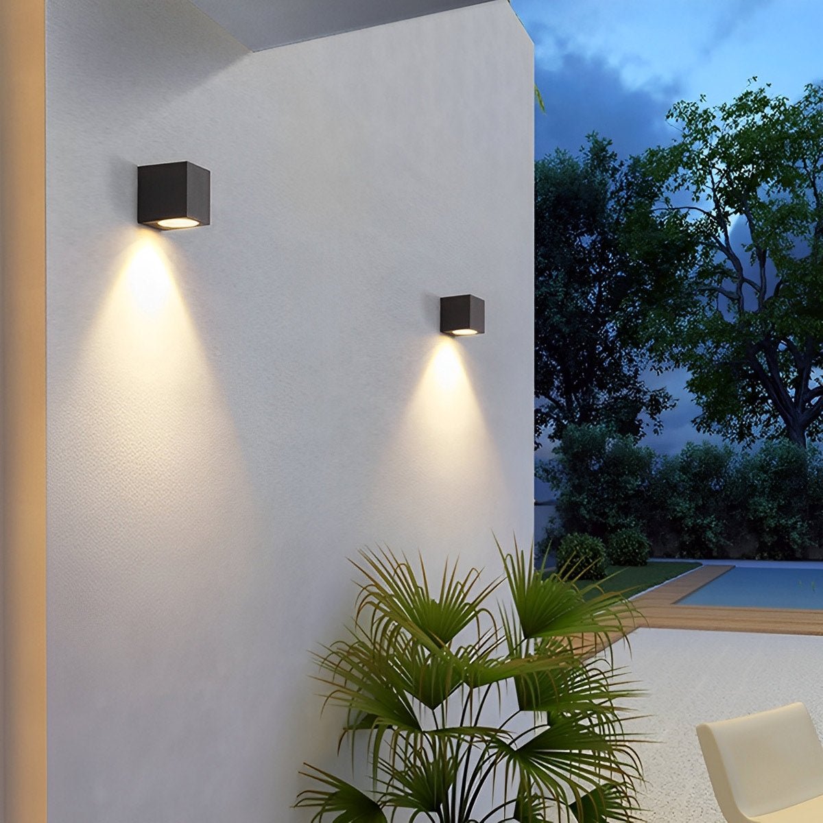 Wall Light | Square Cube Up Down Design
