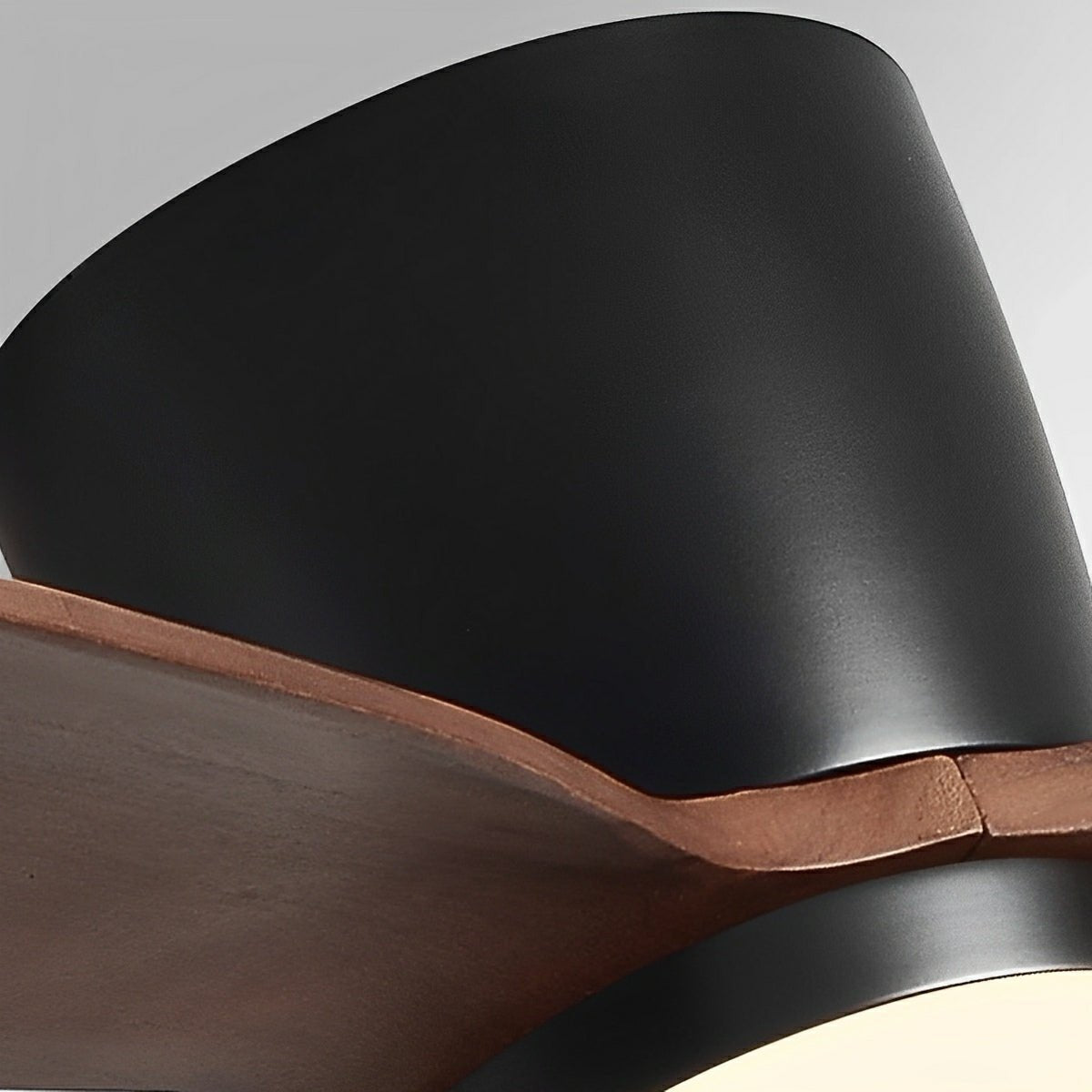 Ceiling Fan | Wood Blade Flush Mount Design