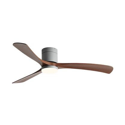 Ceiling Fan | Wooden Blade LED Light Design