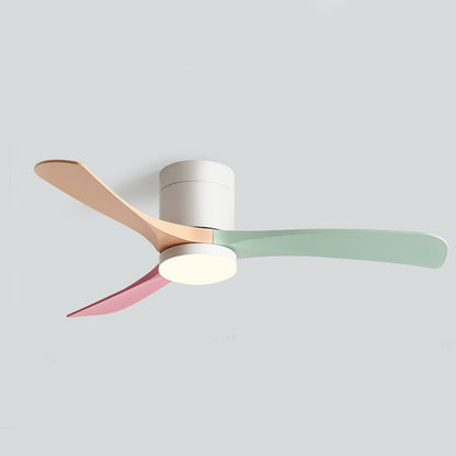 Ceiling Fan | Wooden Blade LED Light Design