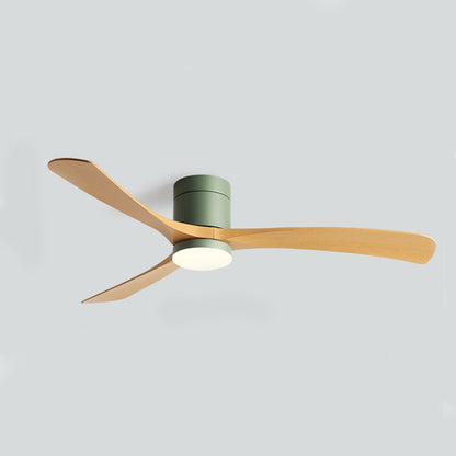Ceiling Fan | Wooden Blade LED Light Design