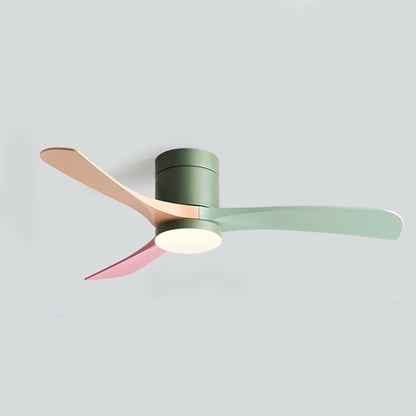 Ceiling Fan | Wooden Blade LED Light Design