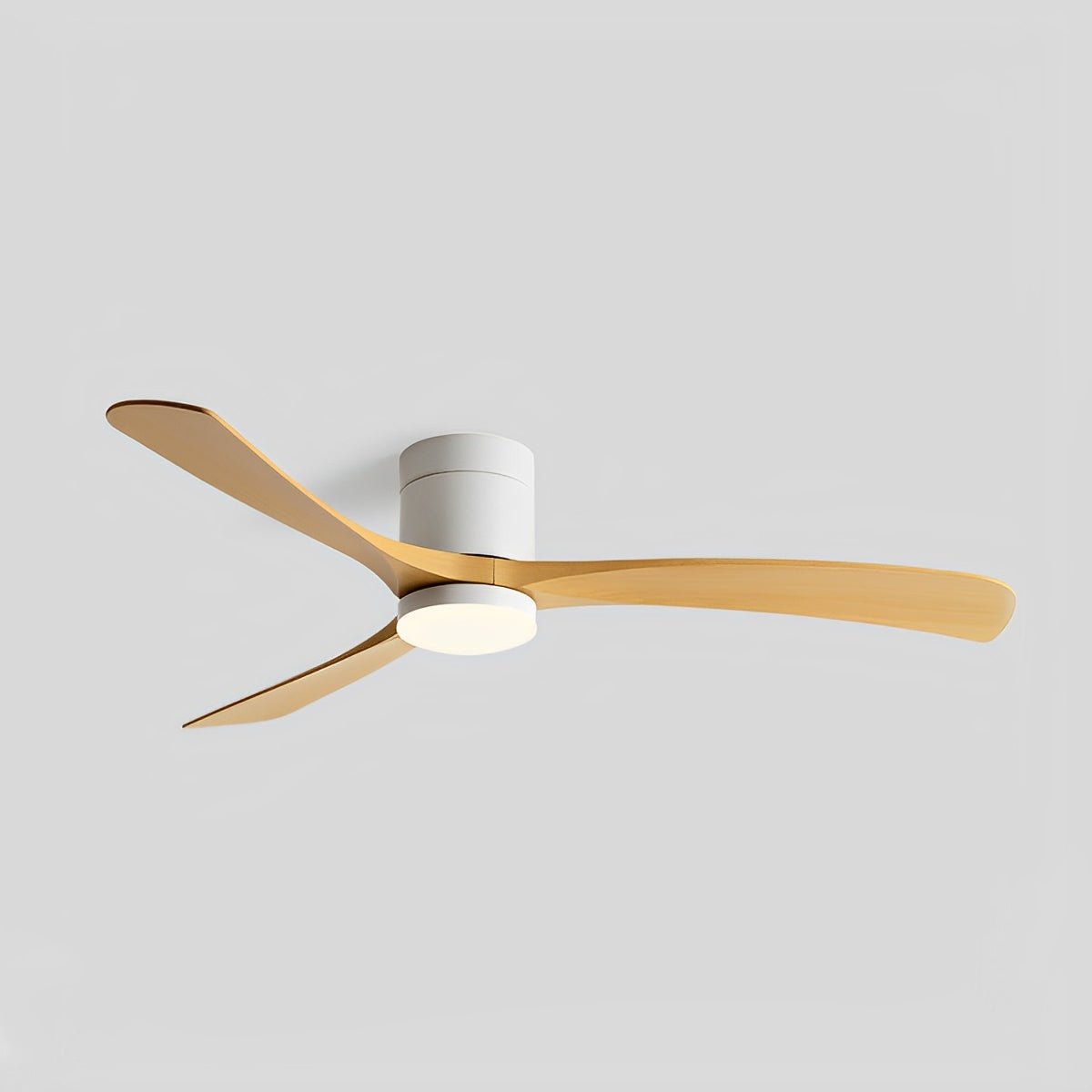 Ceiling Fan | Wooden Blade LED Light Design
