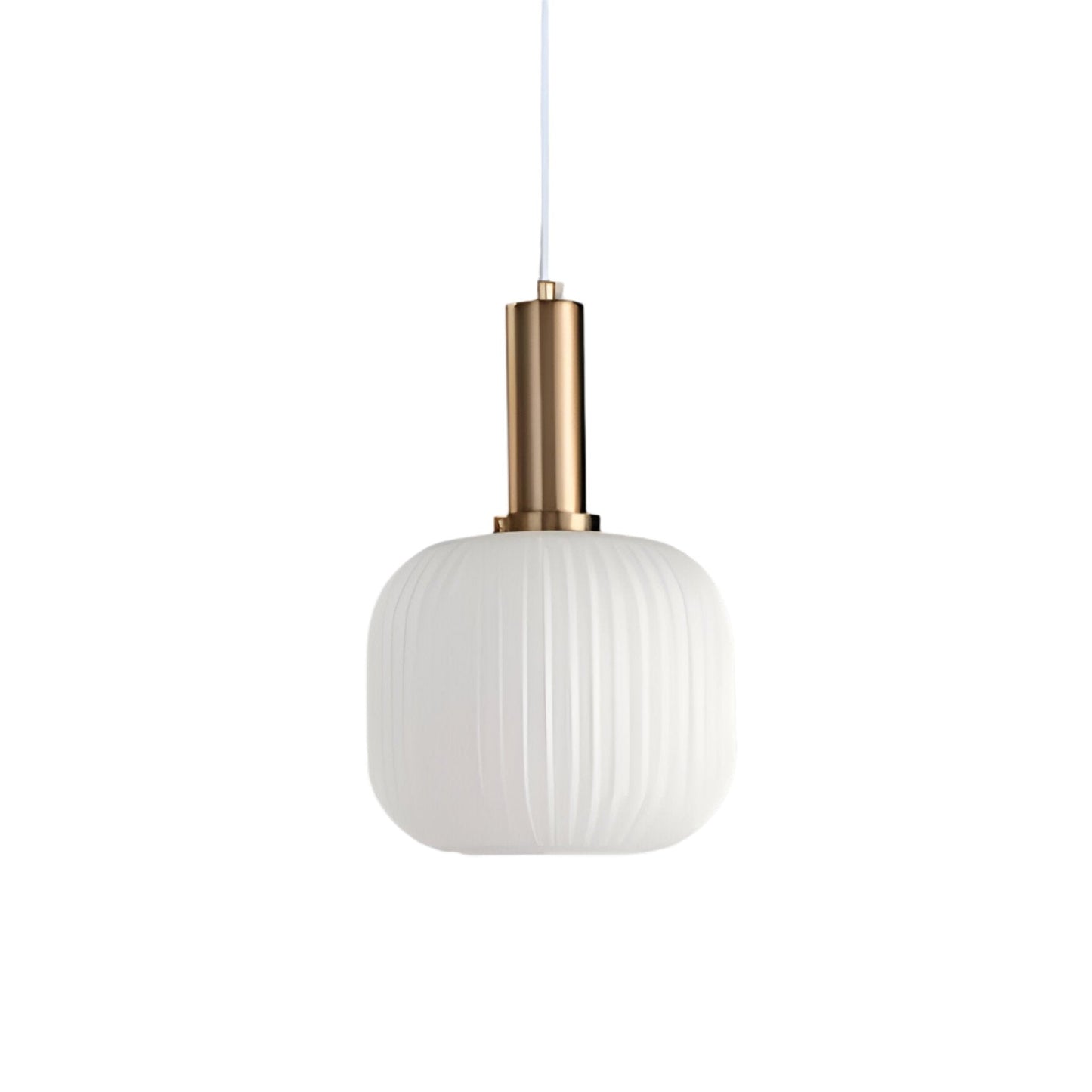 Pendant Light | Ribbed Glass Shade Design