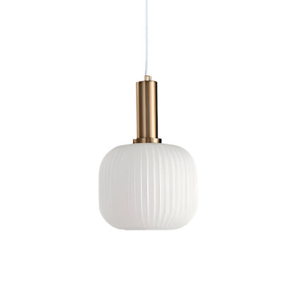 Pendant Light | Ribbed Glass Shade Design