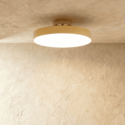Ceiling Light | Round Drum Flush Mount
