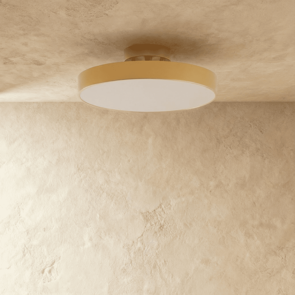 Ceiling Light | Round Drum Flush Mount
