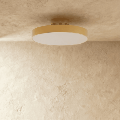 Ceiling Light | Round Drum Flush Mount