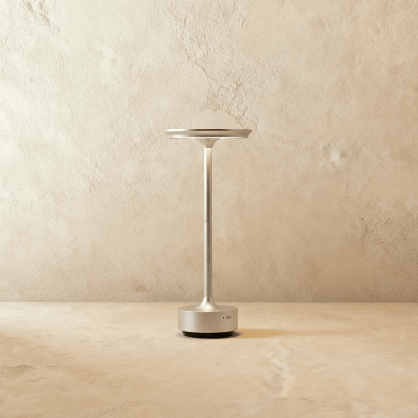 Table Light | Portable Round Disc Design
