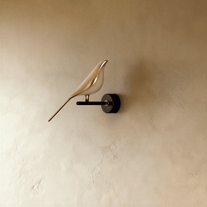 Wall Light | Bird Shape Brass Design
