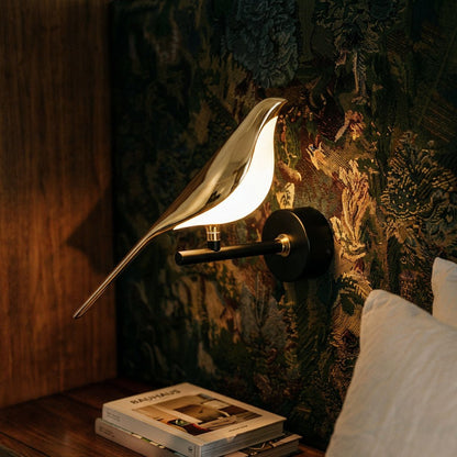 Wall Light | Bird Shape Brass Design