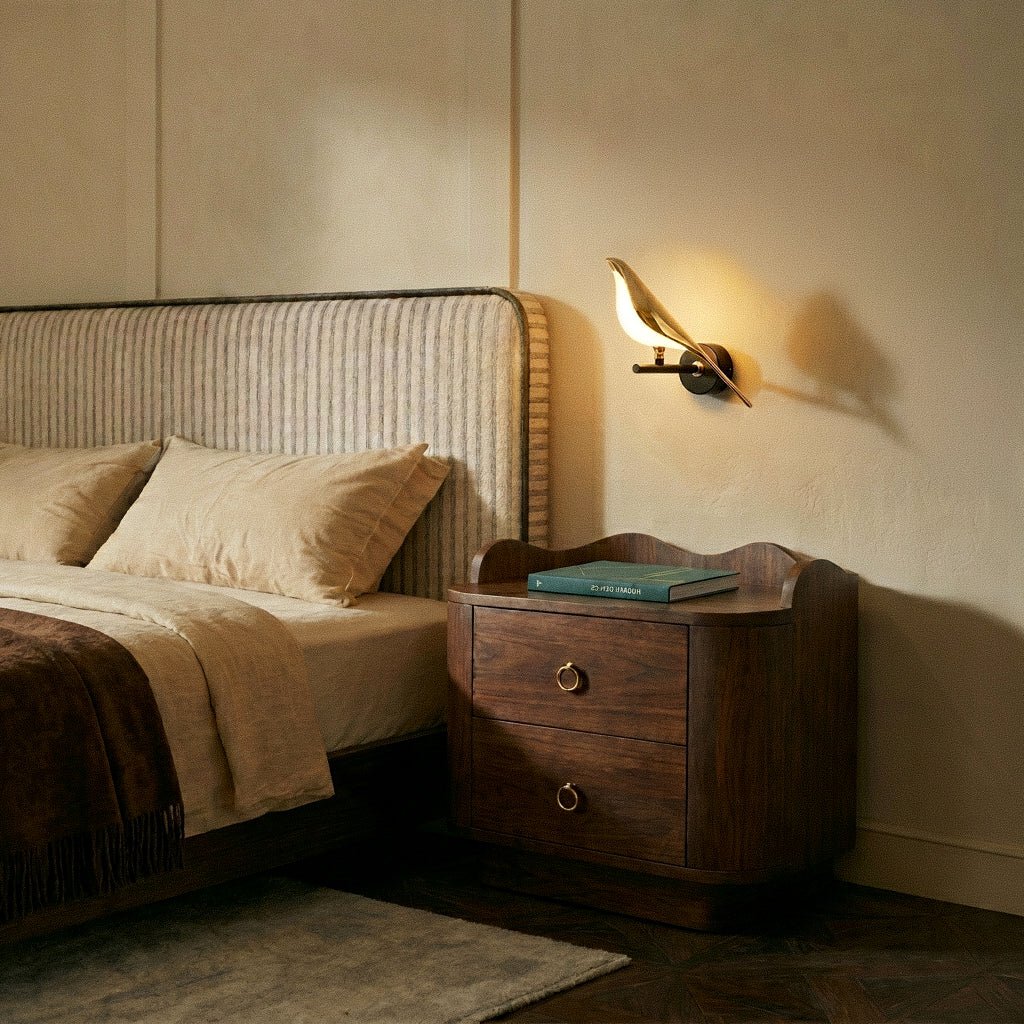Wall Light | Bird Shape Brass Design