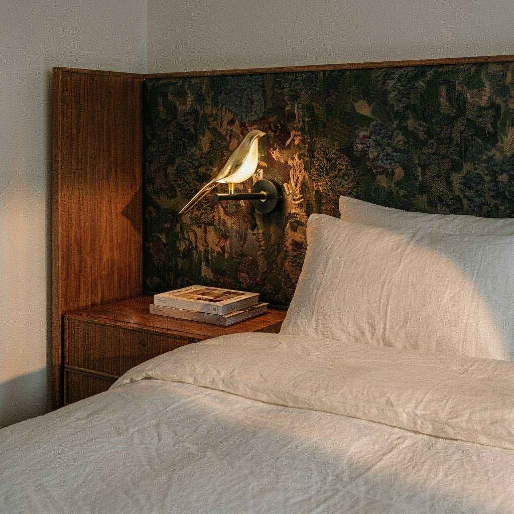 Wall Light | Bird Shape Brass Design