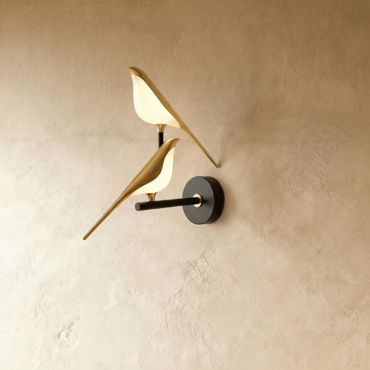 Wall Light | Bird Shape Brass Design