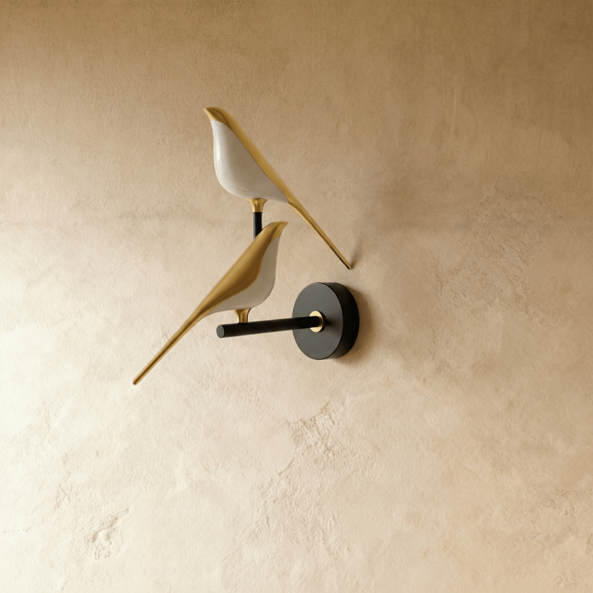Wall Light | Bird Shape Brass Design