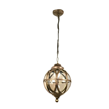 Pendant Light | Outdoor Globe Cage Design