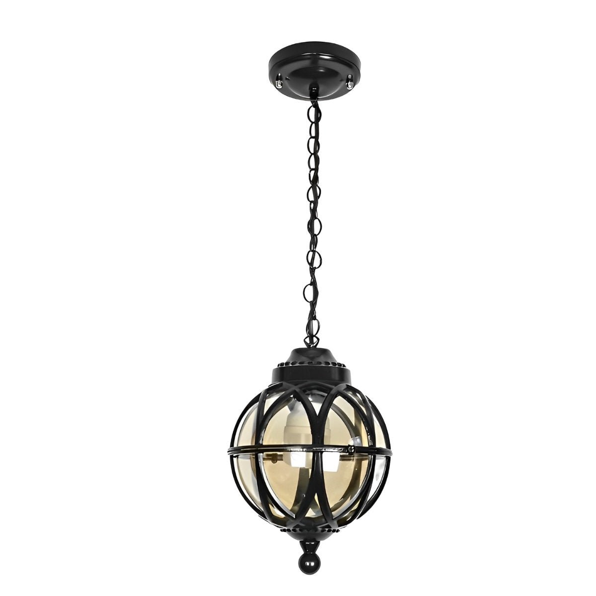 Pendant Light | Outdoor Globe Cage Design
