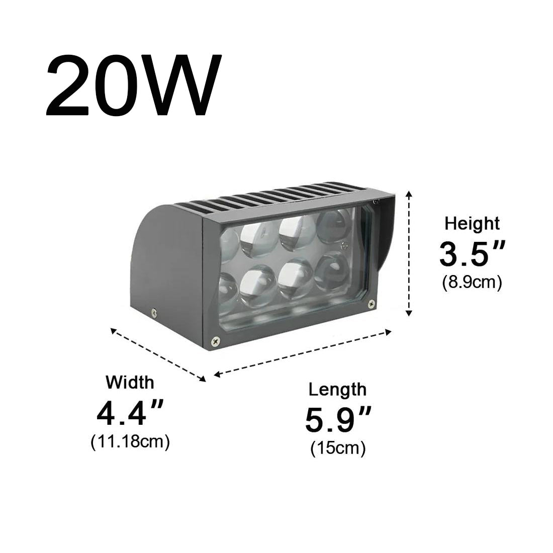 Wall Light | Outdoor Facade Uplight Design