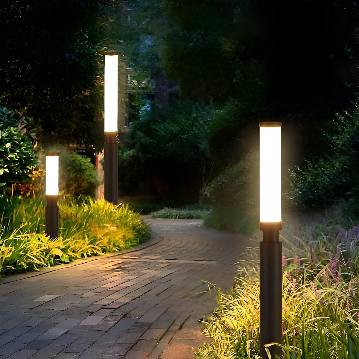 Pillar Light | Cylinder Garden Post Design