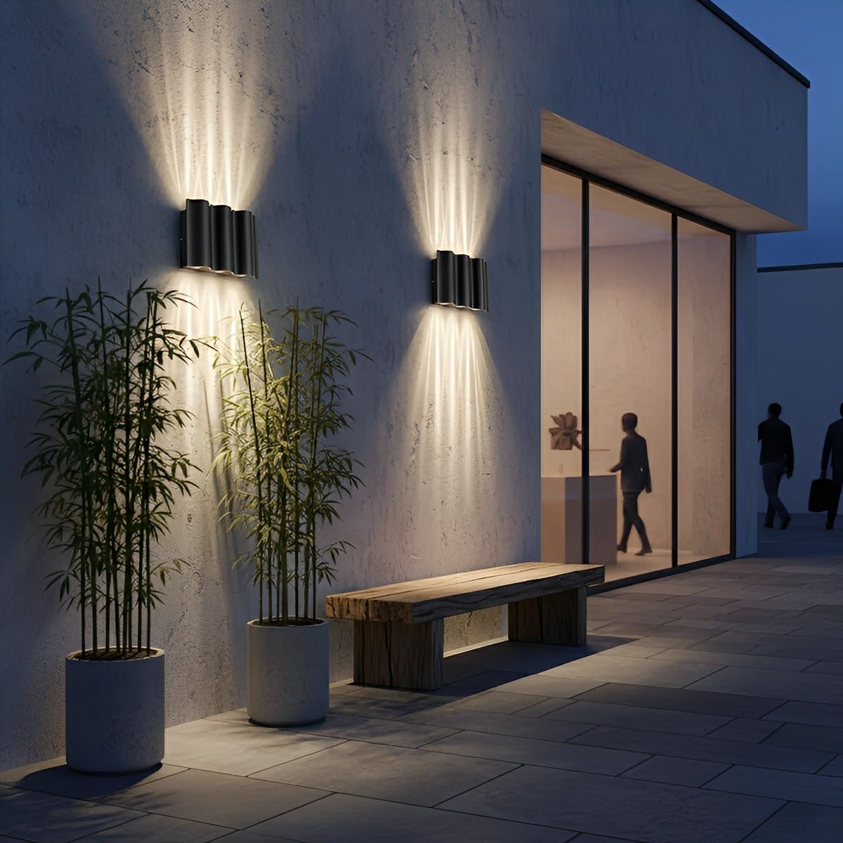 Wall Light | Wave Curved Outdoor Design