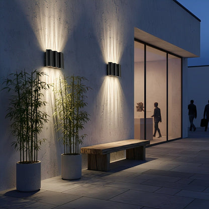 Wall Light | Wave Curved Outdoor Design