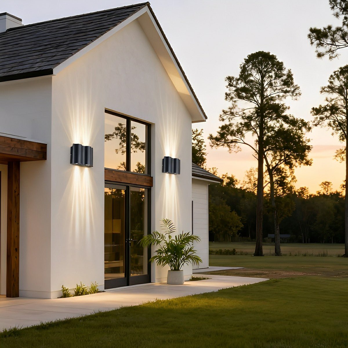 Wall Light | Wave Curved Outdoor Design