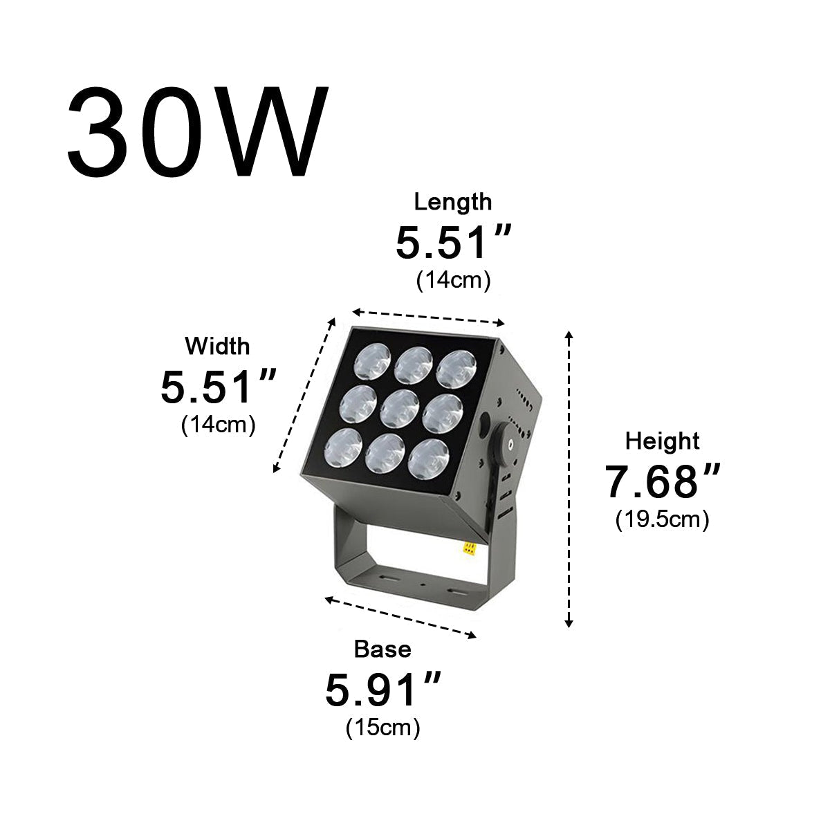 Wall Light | Narrow Beam Building Uplight