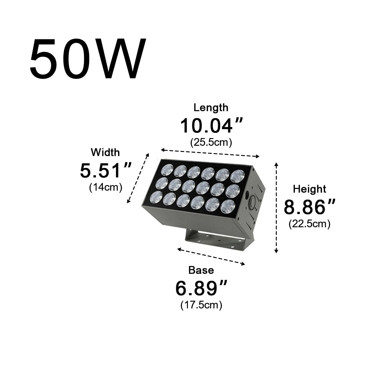 Wall Light | Narrow Beam Building Uplight