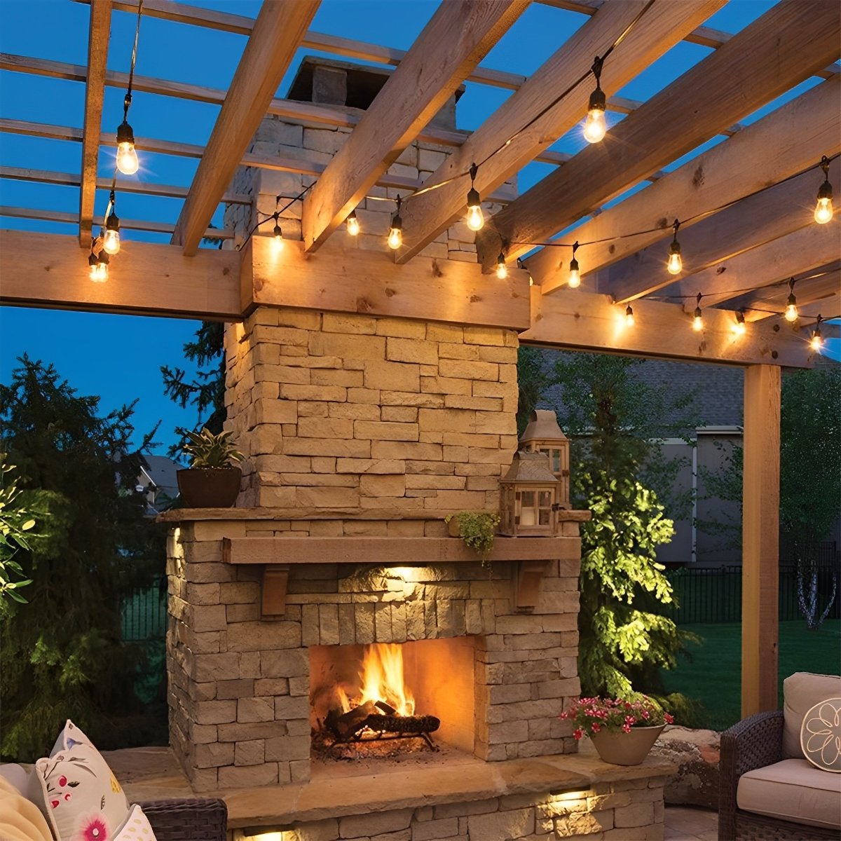 String Lights | Outdoor Patio Bulb Design