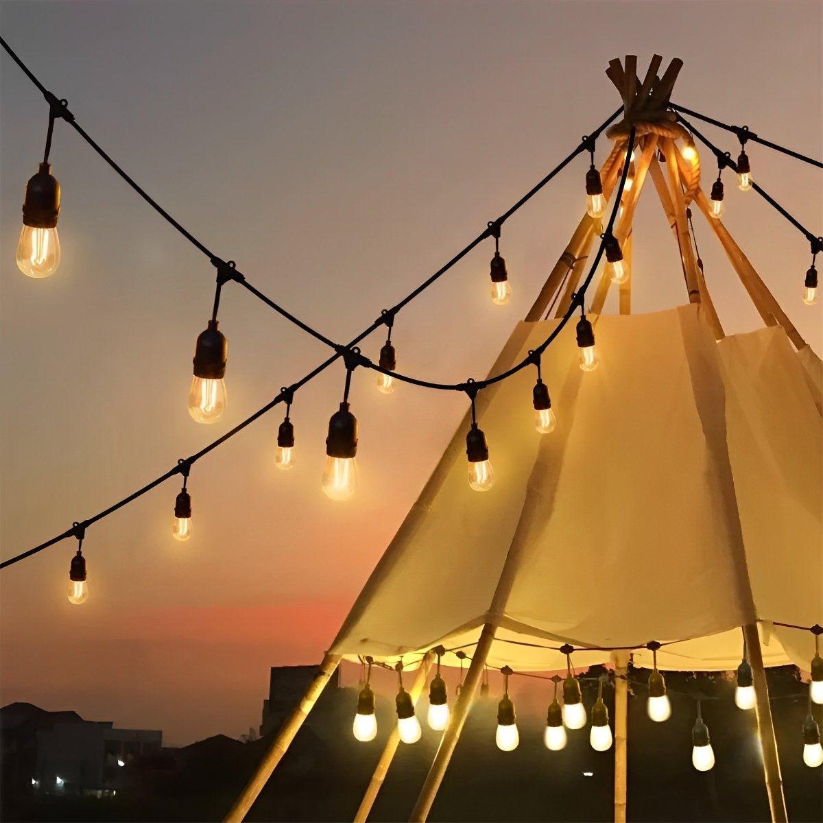 String Lights | Outdoor Patio Bulb Design